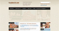 Desktop Screenshot of fassbier24.com