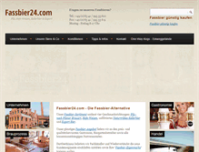Tablet Screenshot of fassbier24.com